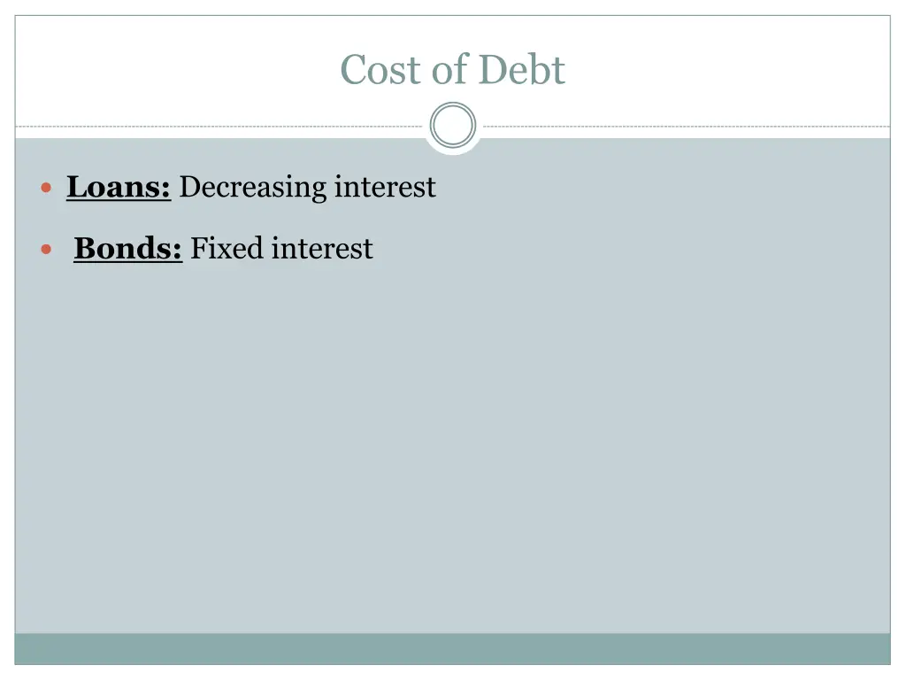 cost of debt 6