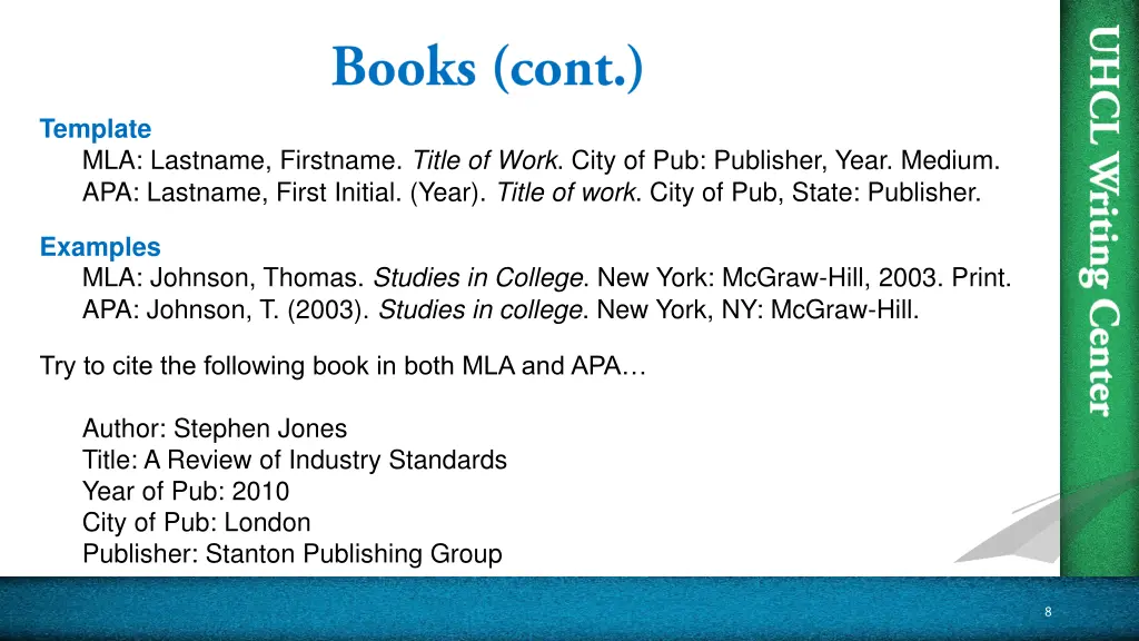 template mla lastname firstname title of work 1