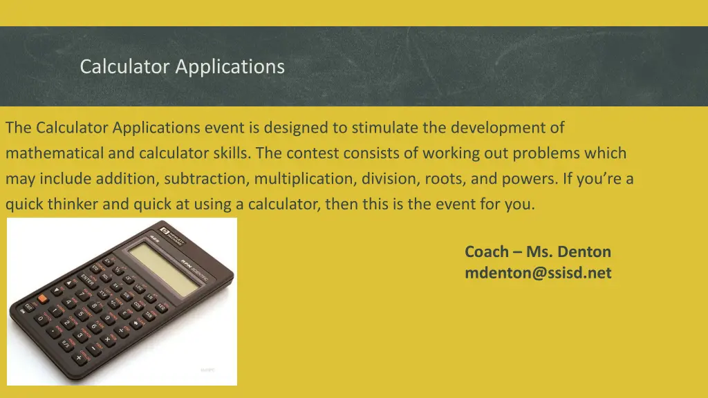 calculator applications
