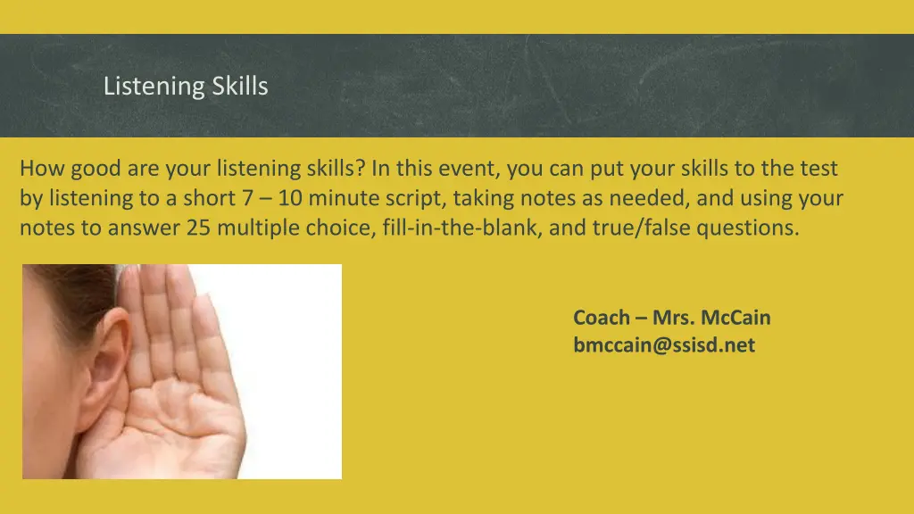 listening skills
