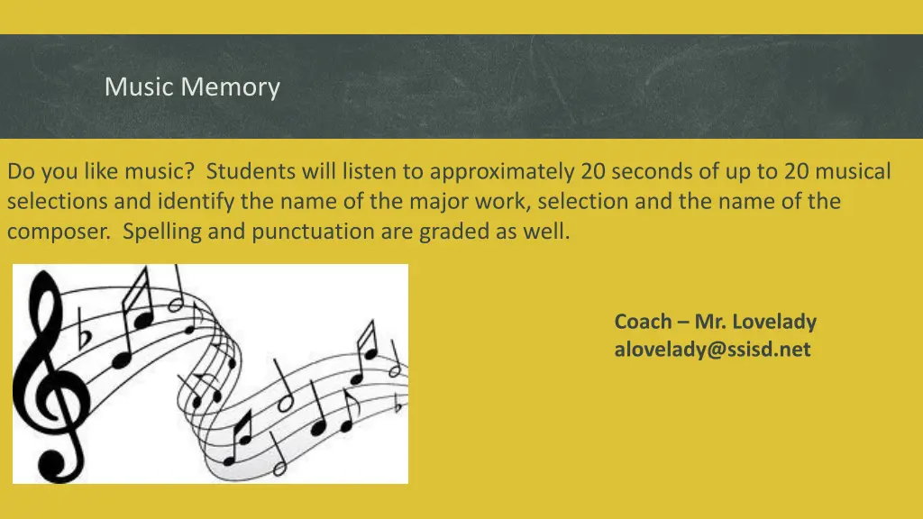 music memory