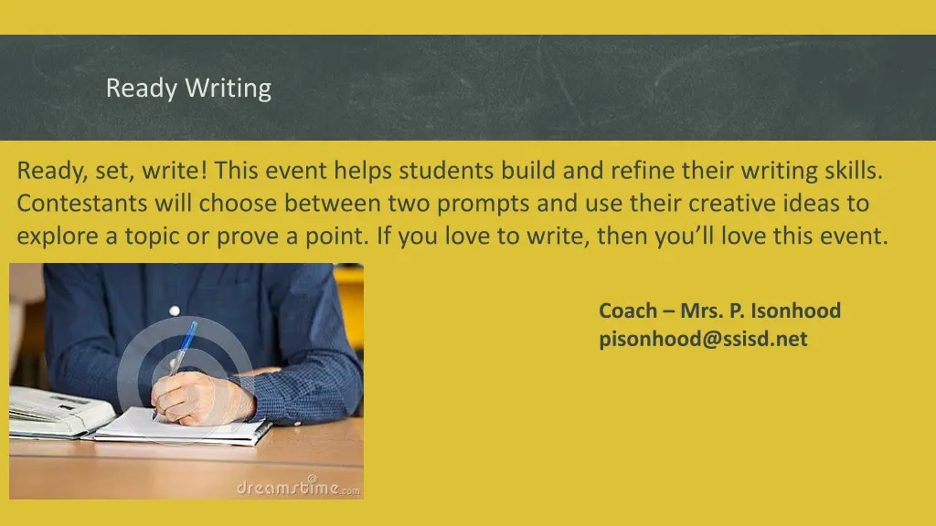 ready writing