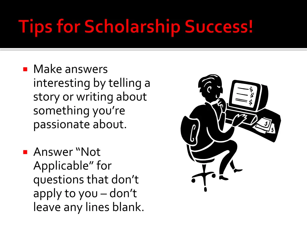make answers interesting by telling a story