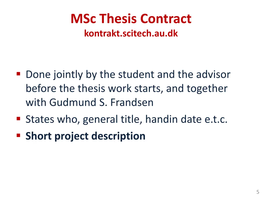 msc thesis contract kontrakt scitech au dk