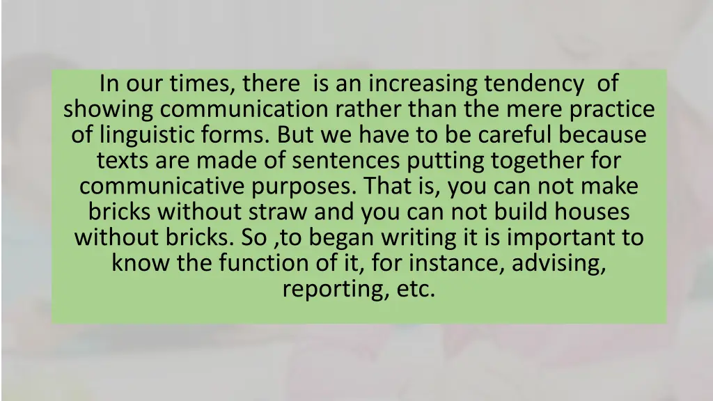 in our times there is an increasing tendency