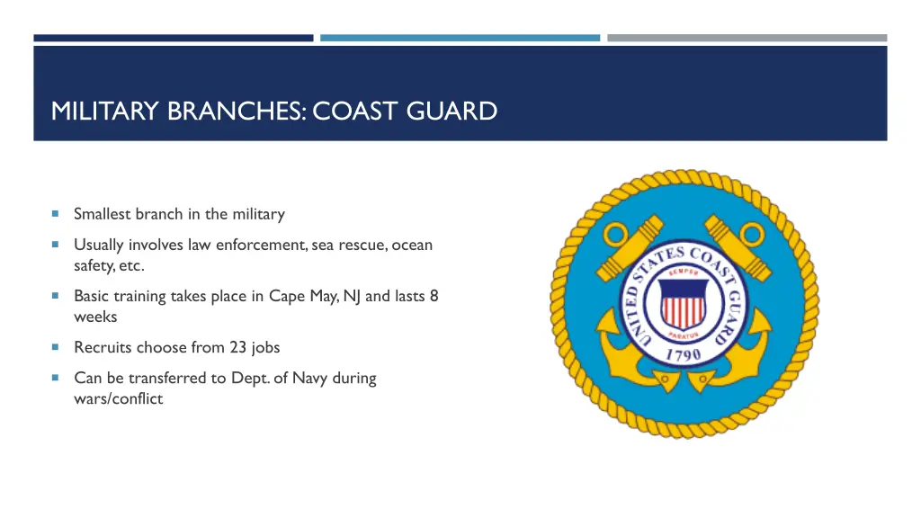 military branches coast guard