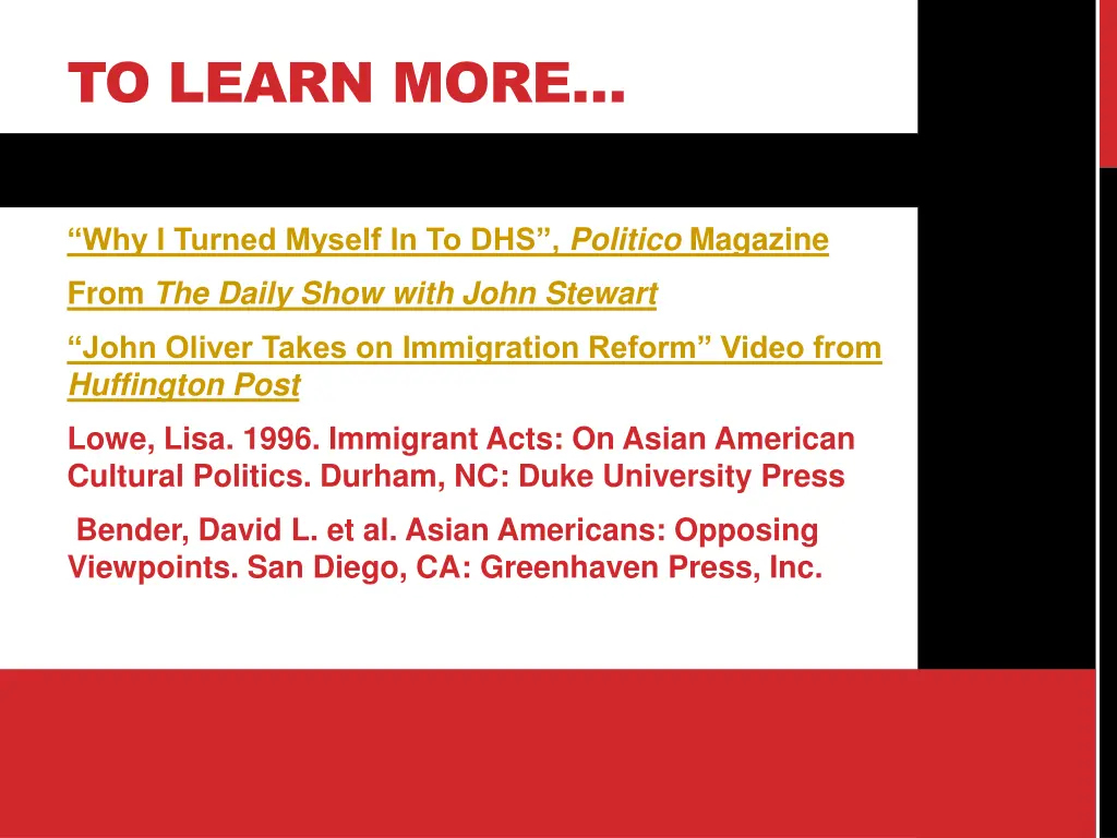 to learn more