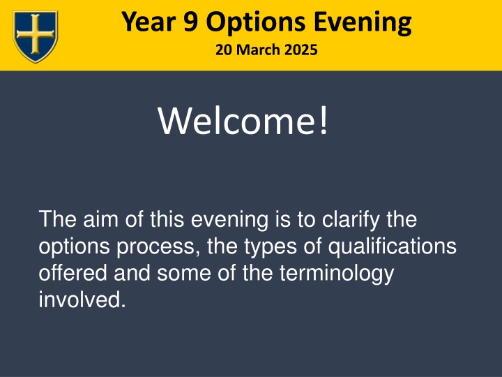 year 9 options evening 20 march 2025