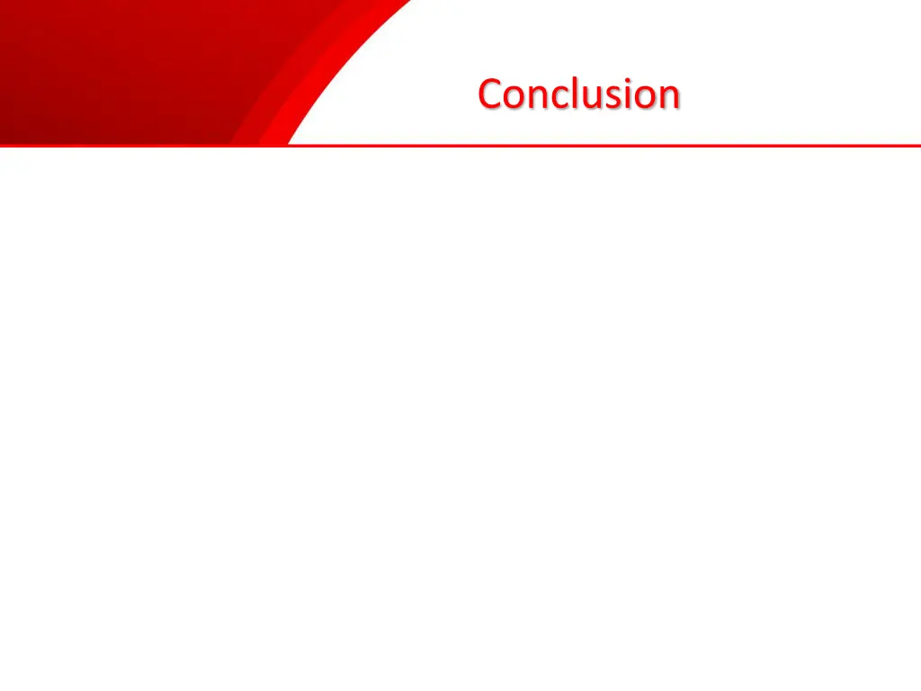 conclusion