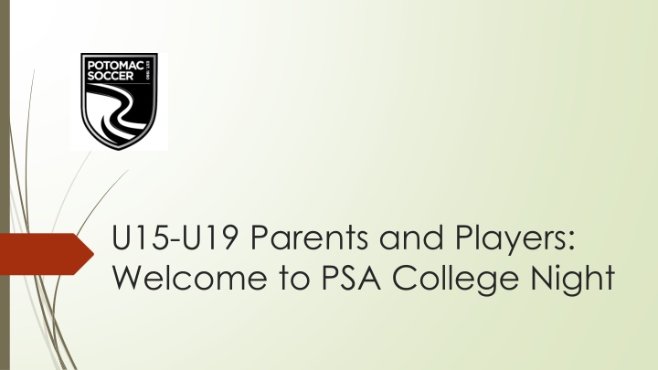 u15 u19 parents and players welcome