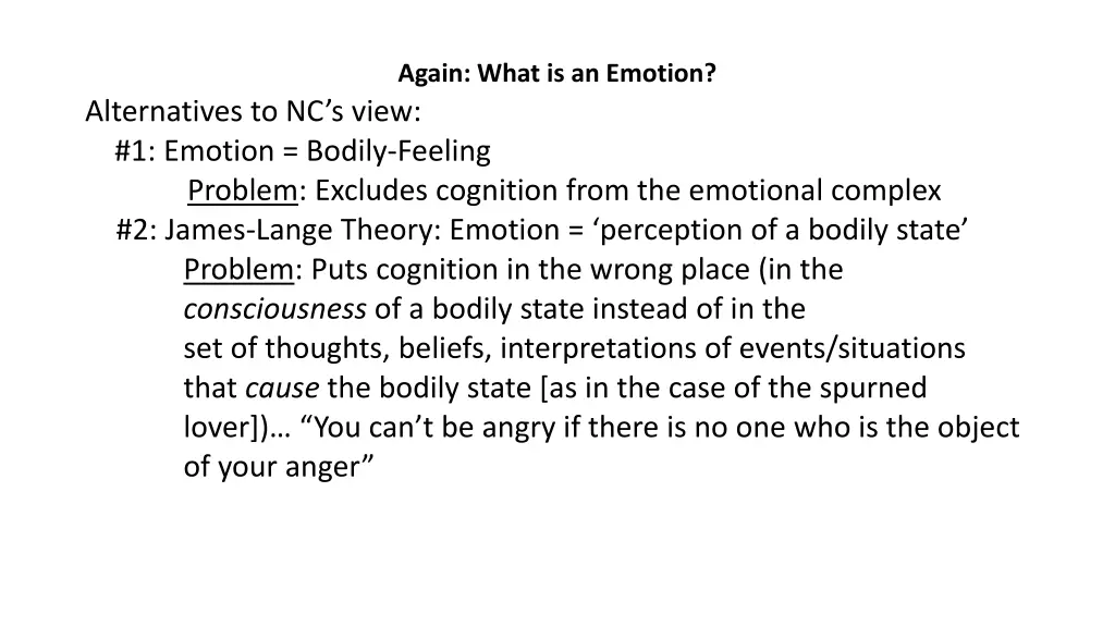 again what is an emotion