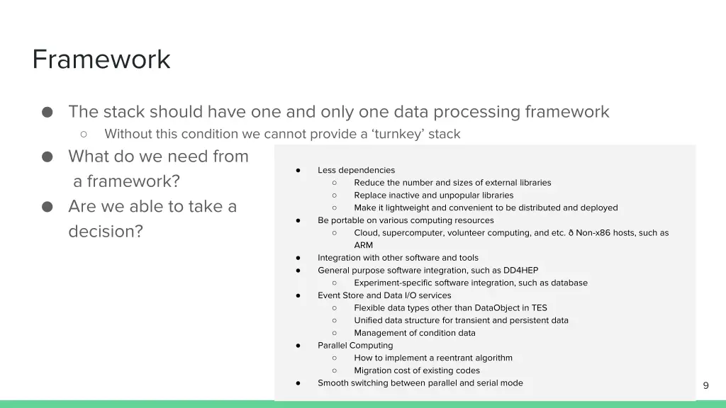 framework