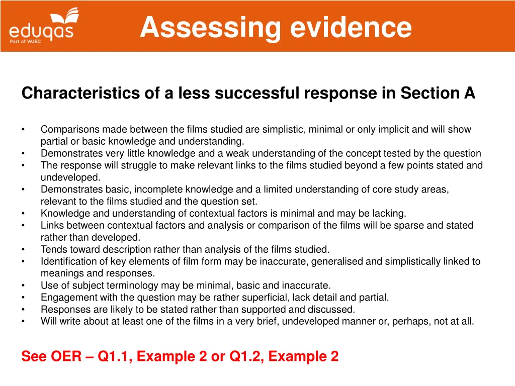 assessing evidence 12