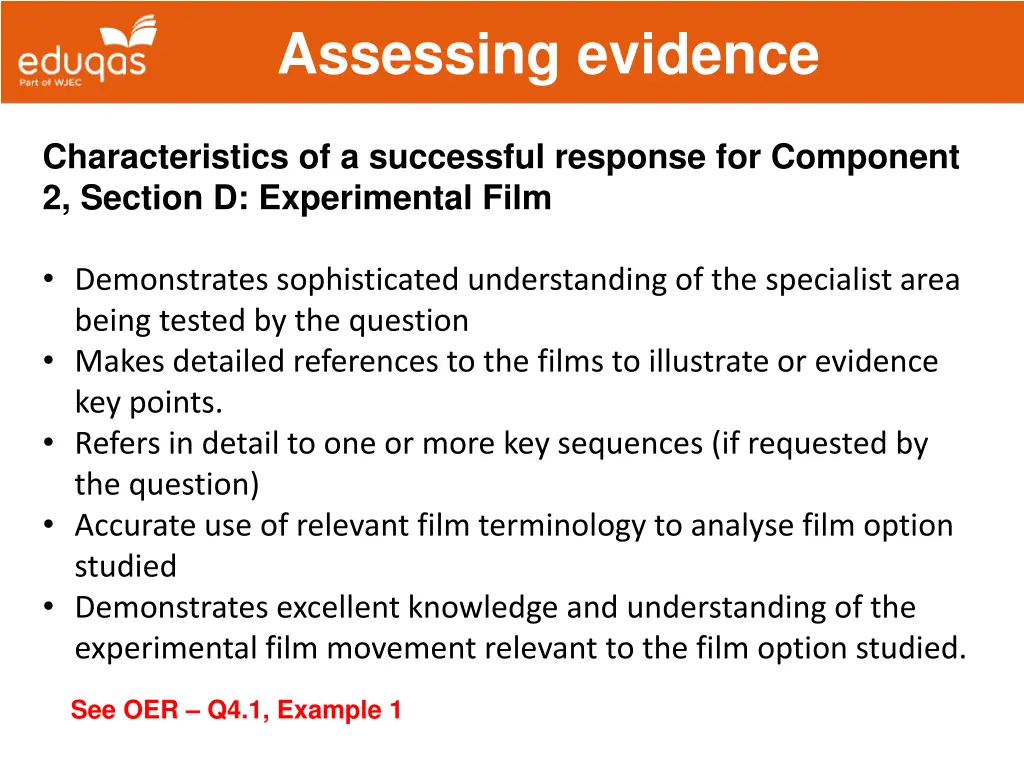 assessing evidence 26