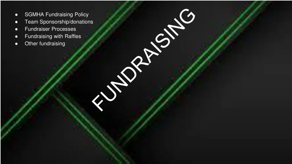 sgmha fundraising policy team sponsorship