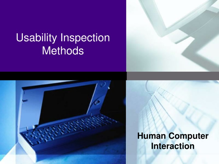 usability inspection methods