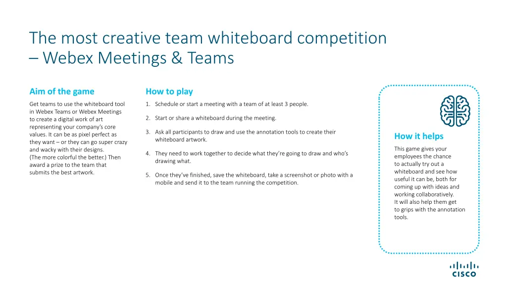 the most creative team whiteboard competition