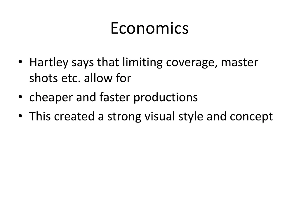 economics