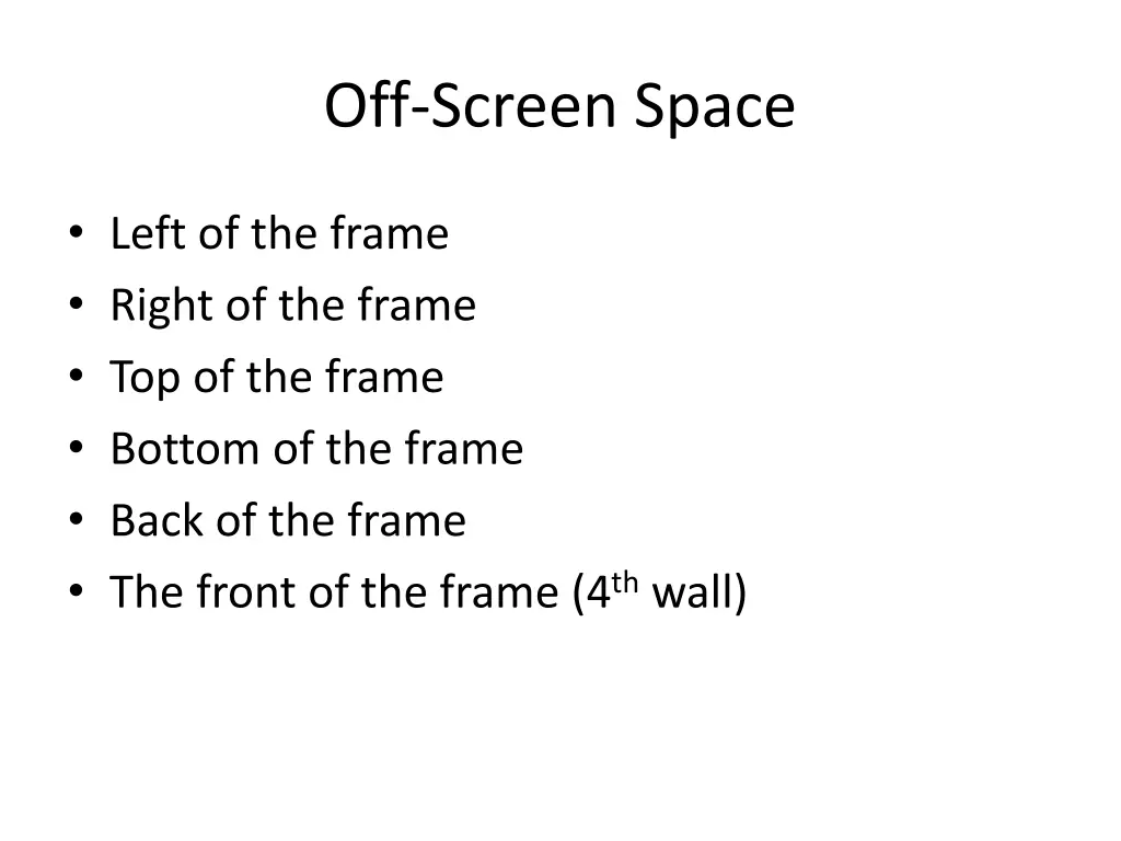off screen space