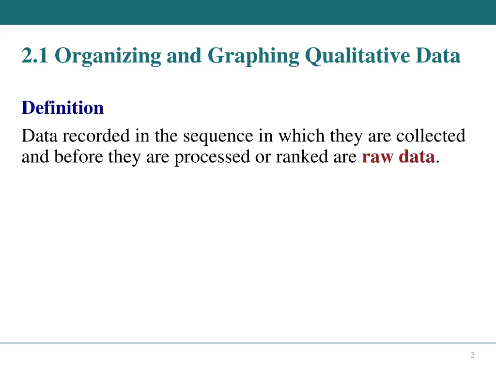 2 1 organizing and graphing qualitative data