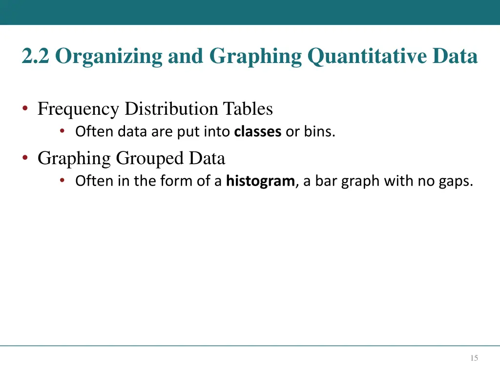 2 2 organizing and graphing quantitative data