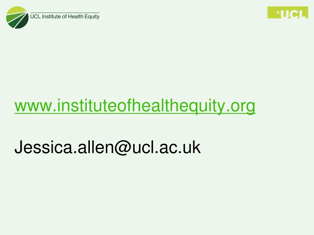 www instituteofhealthequity org