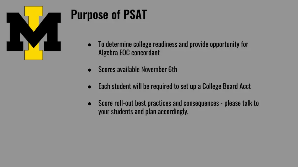 purpose of psat