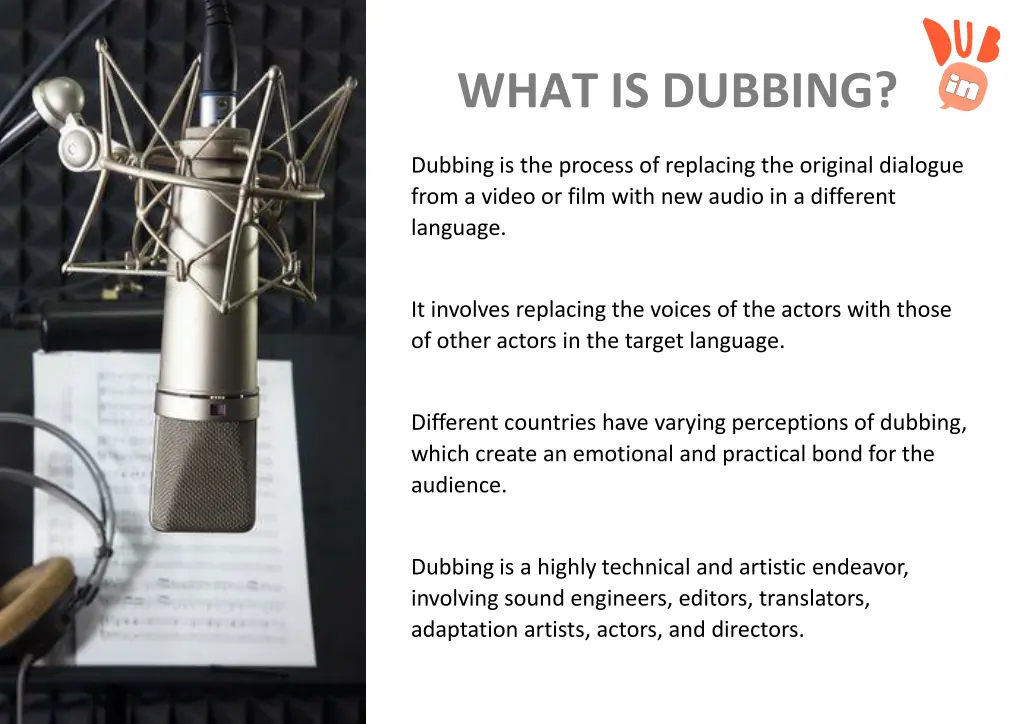 what is dubbing