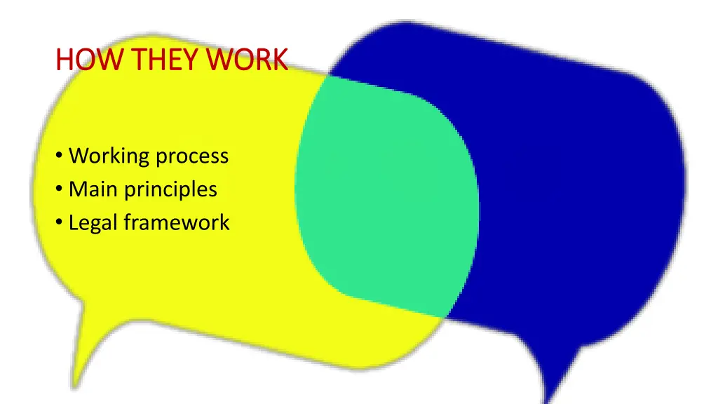 how they work how they work