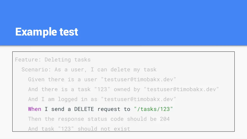 example test 2