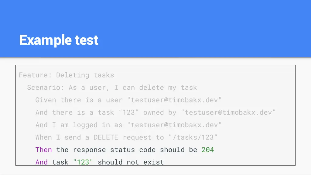 example test 3