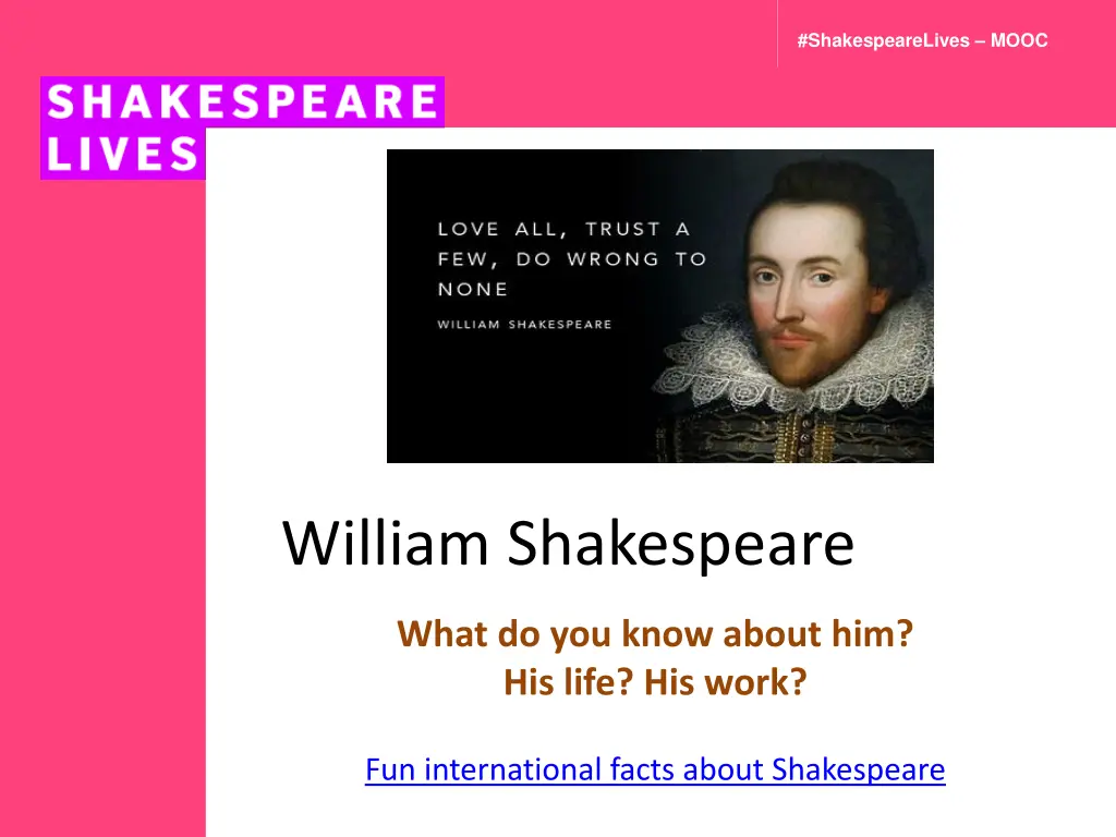 shakespearelives mooc