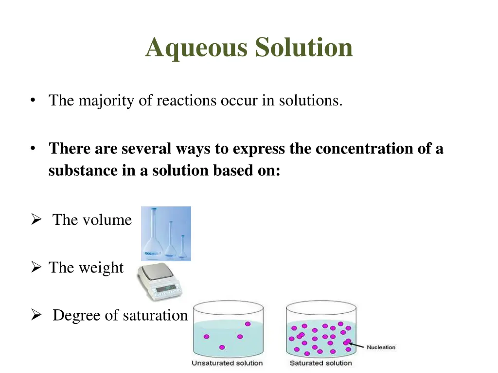aqueous solution