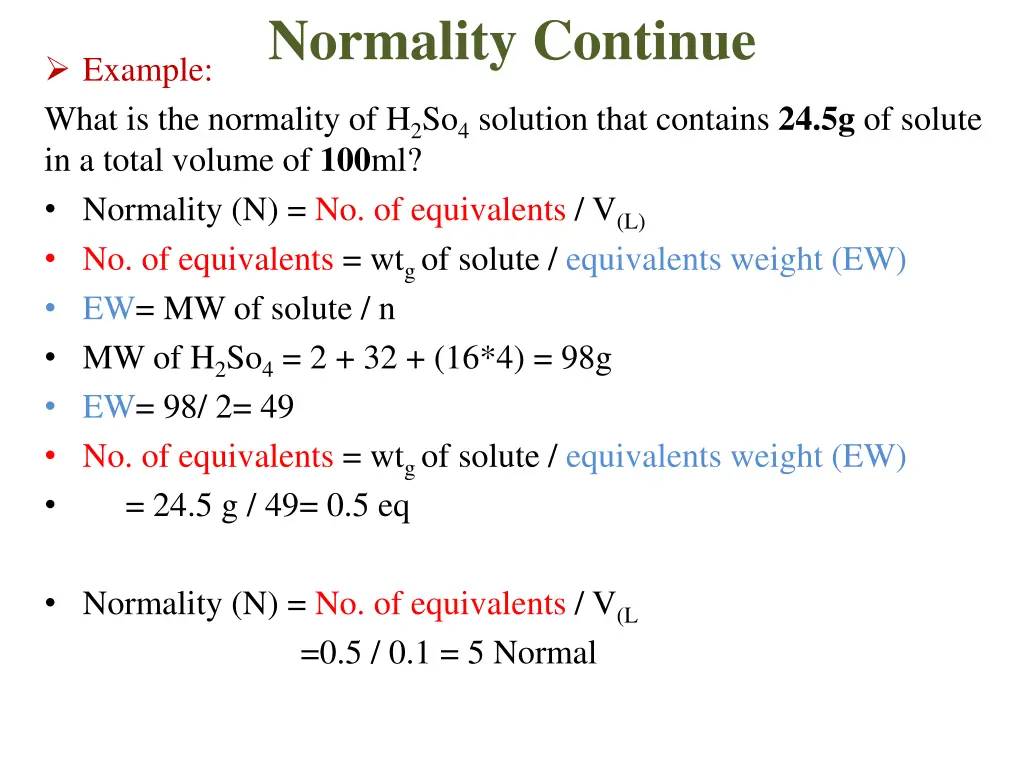 normality continue 1