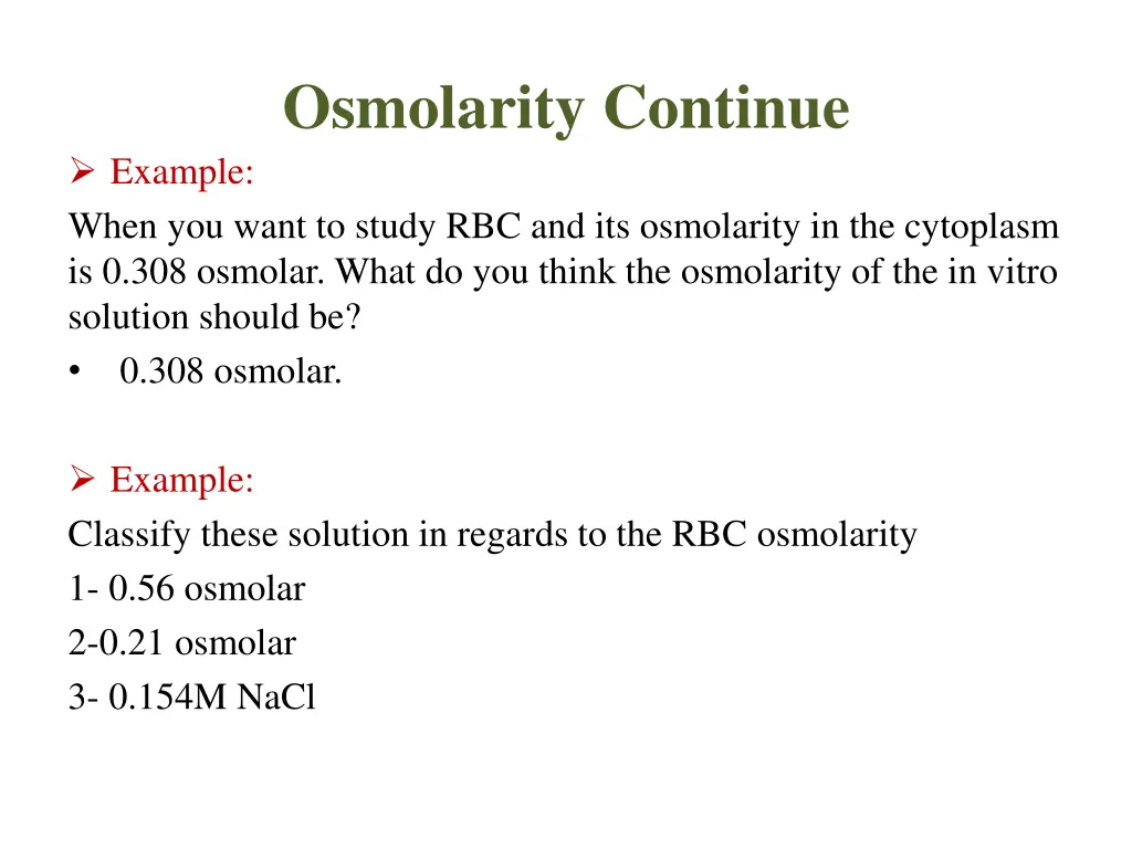 osmolarity continue 1