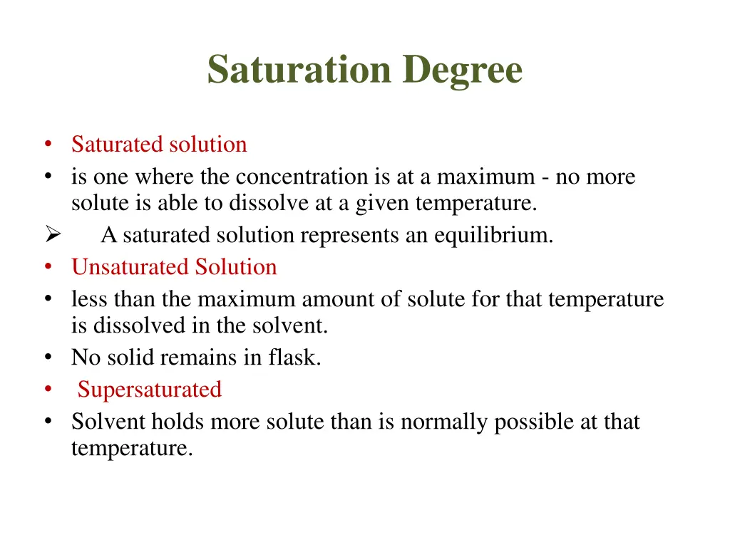 saturation degree