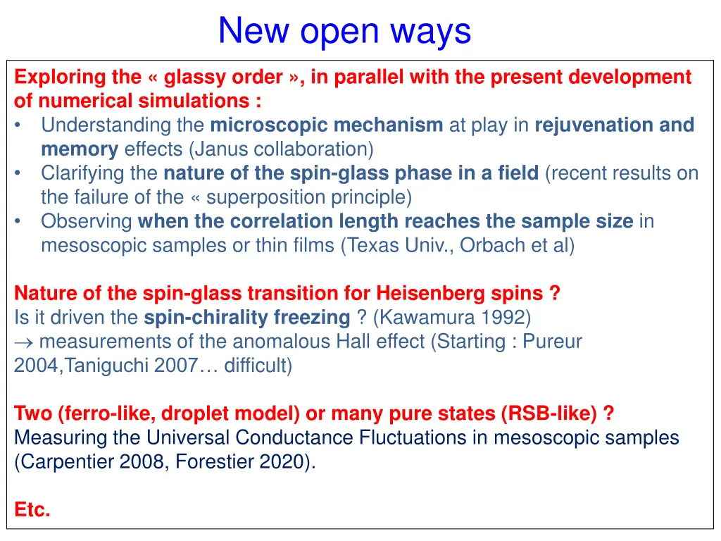 new open ways