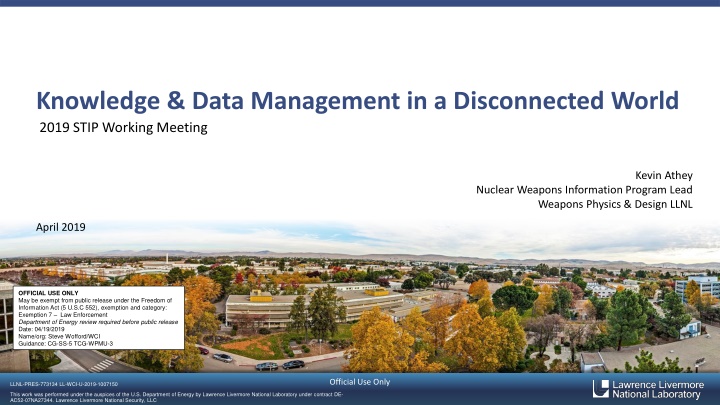 knowledge data management in a disconnected world