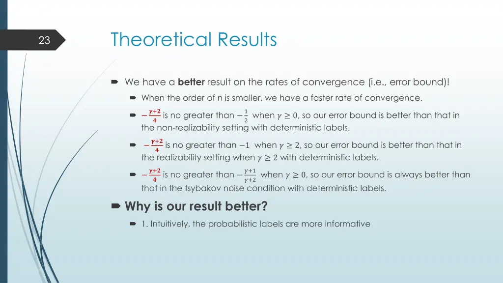 theoretical results 2