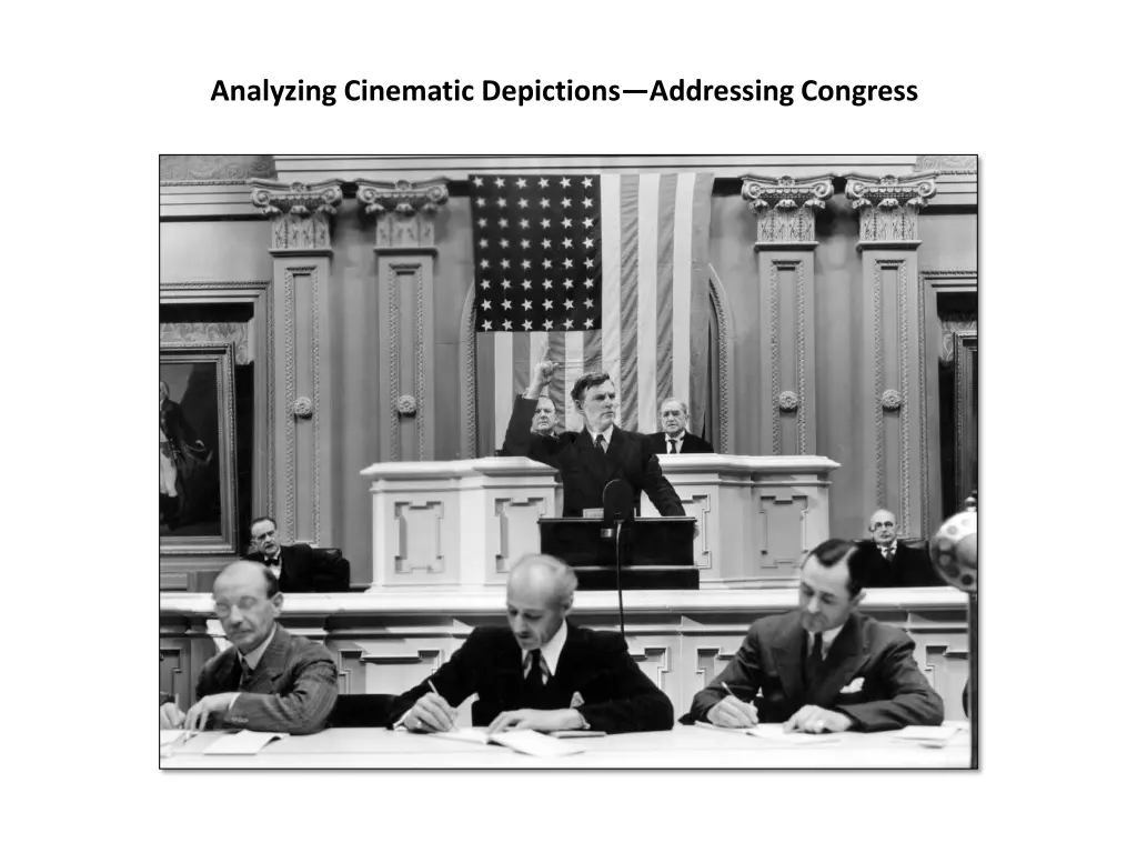 analyzing cinematic depictions addressing congress