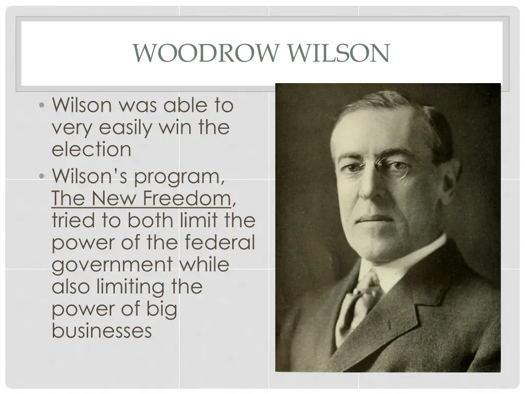 woodrow wilson