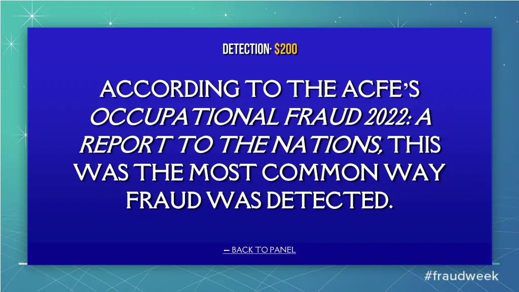 according to the acfe according to the acfe