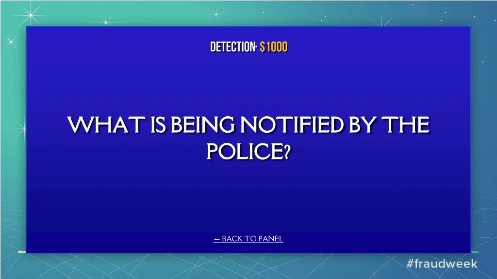 what is being notified by the what is being