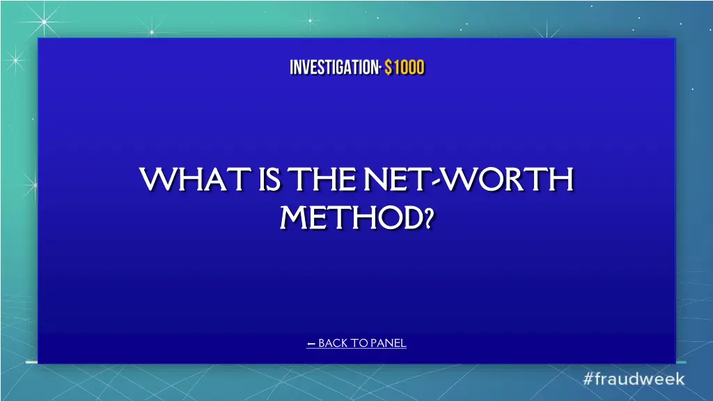 what is the net what is the net worth method