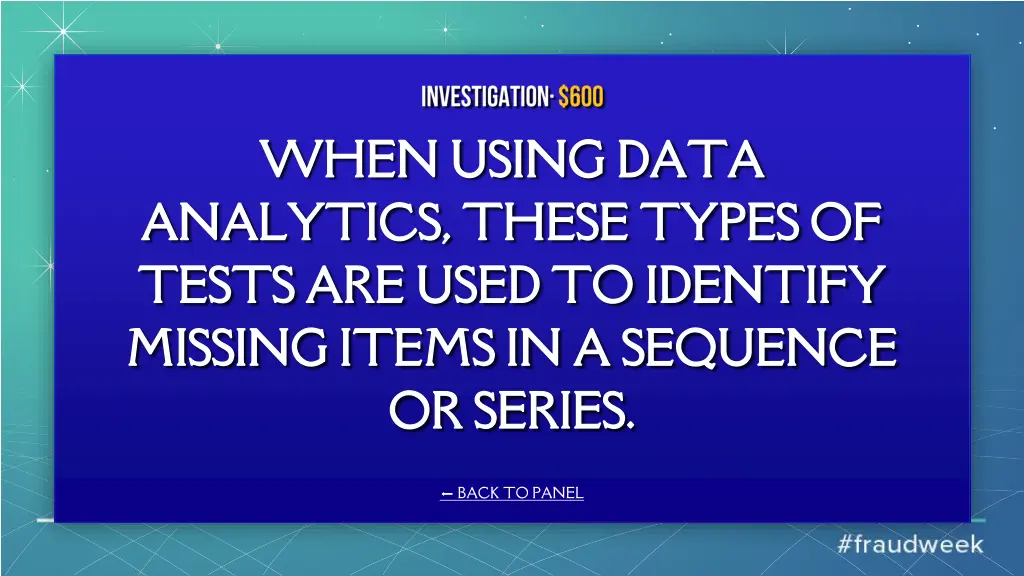 when using data when using data analytics these