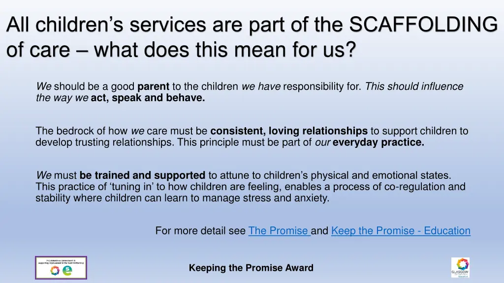 all children s services are part