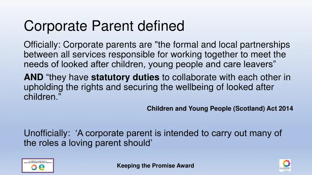 corporate parent defined