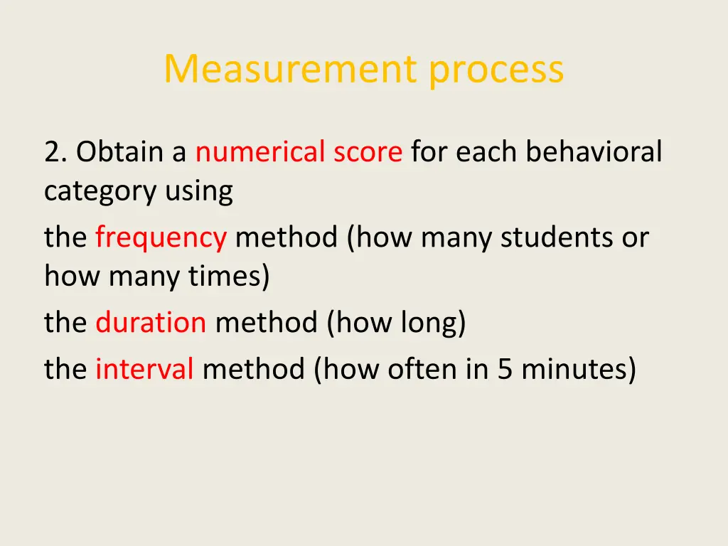 measurement process 1