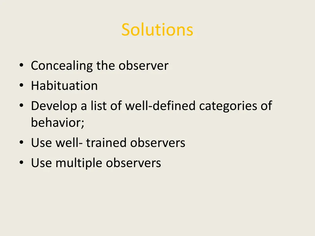 solutions