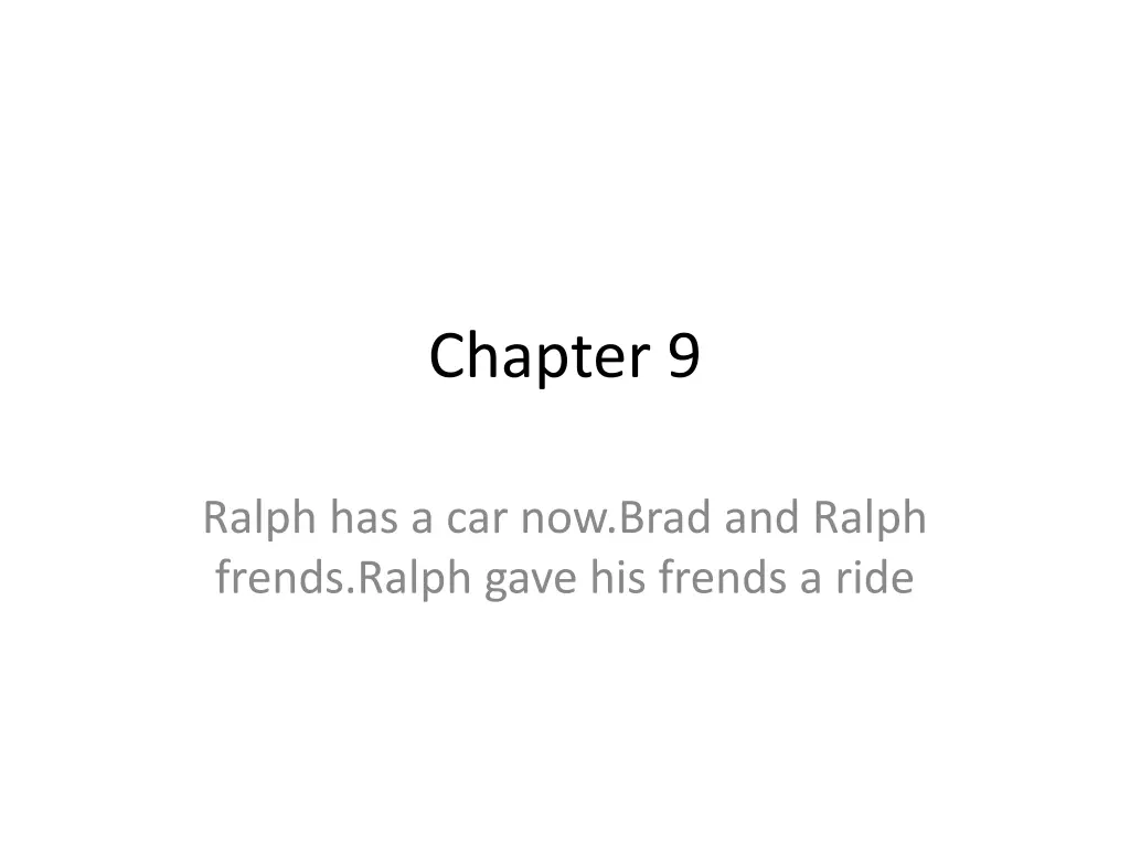 chapter 9